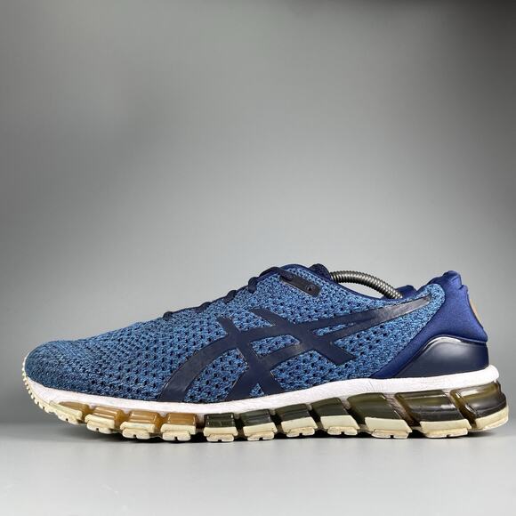 Asics Gel Quantum 360 Men’s Size 13 Blue Knit Mesh Running Sneakers Casual Shoes - Picture 1 of 9